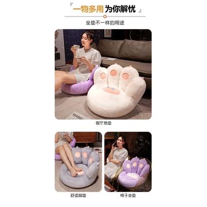 多功能坐墊 貓爪 貓包 包圍坐墊 座墊 合室椅墊 圓型椅 墊子 枕頭 靠腰墊 寵物窩-細節圖3