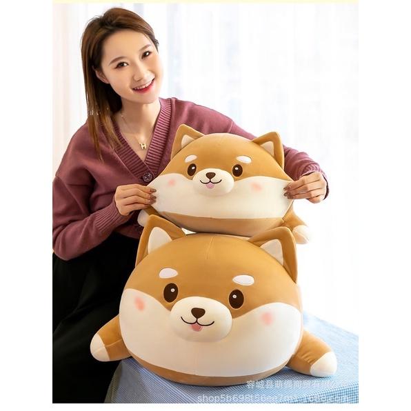 超可愛大眼 胖柴 小狗 狗狗 柴犬 柴柴 抱枕 靠腰 枕頭 玩偶 娃娃 生日 聖誕節 情人節 禮物-細節圖2