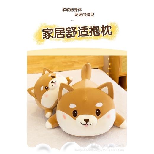 超可愛大眼 胖柴 小狗 狗狗 柴犬 柴柴 抱枕 靠腰 枕頭 玩偶 娃娃 生日 聖誕節 情人節 禮物-細節圖3