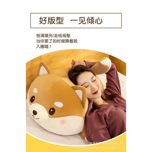 超可愛大眼 胖柴 小狗 狗狗 柴犬 柴柴 抱枕 靠腰 枕頭 玩偶 娃娃 生日 聖誕節 情人節 禮物-細節圖9