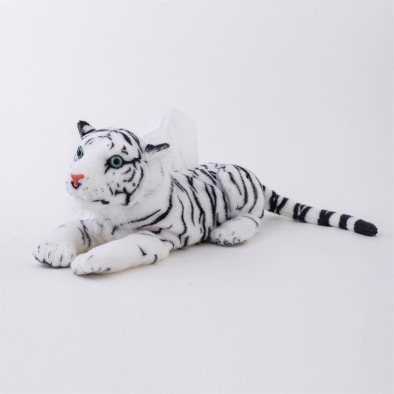 仿真老虎 豹 白老虎 面紙盒衛生紙盒 車用居家汽車出行必備網紅仿真動物紙巾盒老虎豹子公仔紙巾盒 面紙套-細節圖7