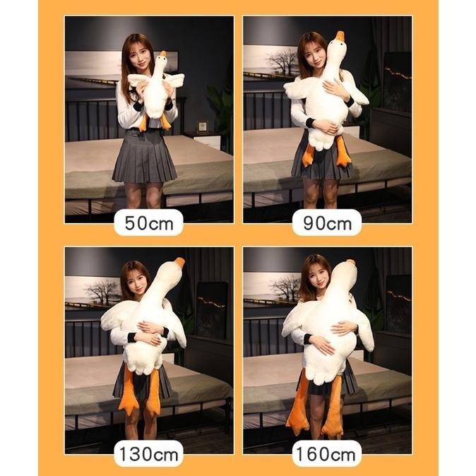 超大 大白鵝 鵝媽媽 鵝寶寶 抱枕 娃娃 玩偶 陪睡抱枕 枕頭長條抱枕 陪睡抱枕 夾腳抱枕 公仔  圍枕 靠腰-細節圖5