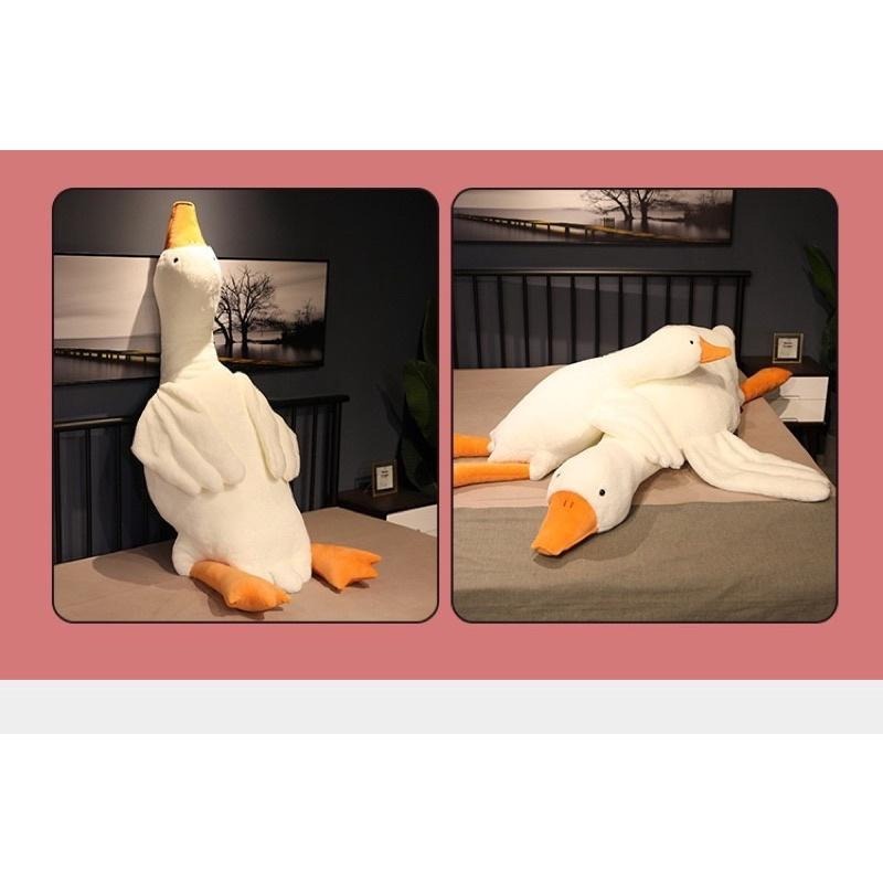 超大 大白鵝 鵝媽媽 鵝寶寶 抱枕 娃娃 玩偶 陪睡抱枕 枕頭長條抱枕 陪睡抱枕 夾腳抱枕 公仔  圍枕 靠腰-細節圖6