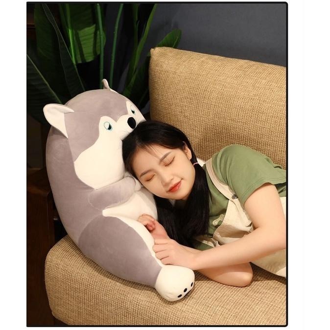 哈士奇 柴犬 羽絨棉 狗 小狗 QQ靠腰墊 靠腰 抱枕 枕頭 動物 小狗 狗狗 抱枕 腰墊 生日 情人節 聖誕節 禮物-細節圖6