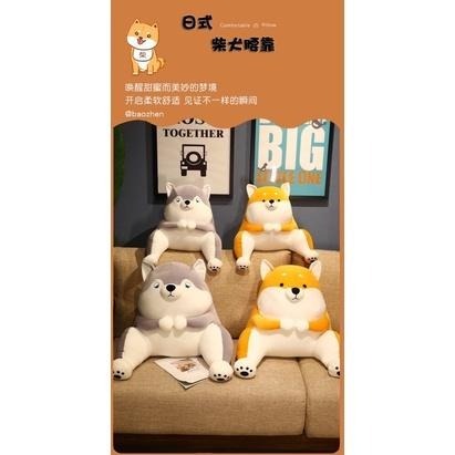 哈士奇 柴犬 羽絨棉 狗 小狗 QQ靠腰墊 靠腰 抱枕 枕頭 動物 小狗 狗狗 抱枕 腰墊 生日 情人節 聖誕節 禮物-細節圖7
