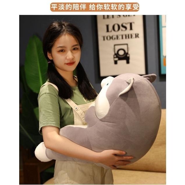 哈士奇 柴犬 羽絨棉 狗 小狗 QQ靠腰墊 靠腰 抱枕 枕頭 動物 小狗 狗狗 抱枕 腰墊 生日 情人節 聖誕節 禮物-細節圖8