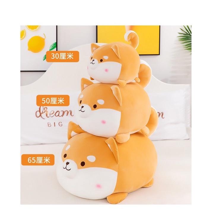 胖胖柴犬 抱枕 有鰓紅款 娃娃 玩偶-細節圖2