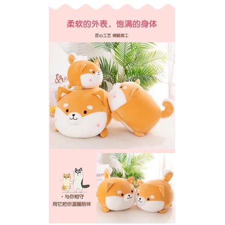 胖胖柴犬 抱枕 有鰓紅款 娃娃 玩偶-細節圖6