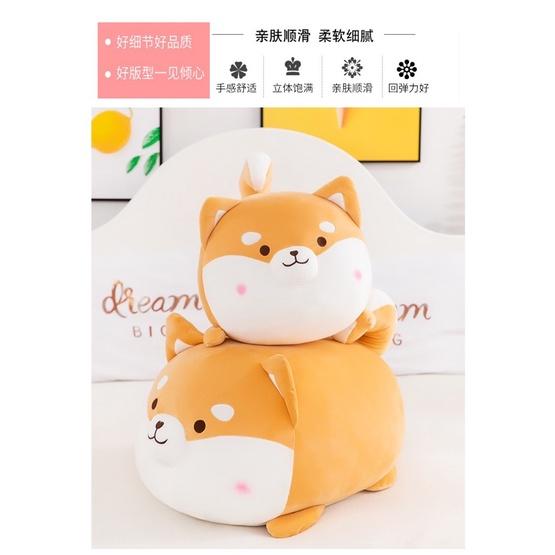 胖胖柴犬 抱枕 有鰓紅款 娃娃 玩偶-細節圖7