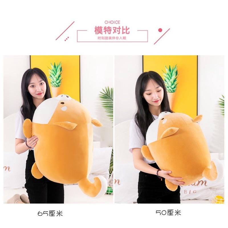 胖胖柴犬 抱枕 有鰓紅款 娃娃 玩偶-細節圖8