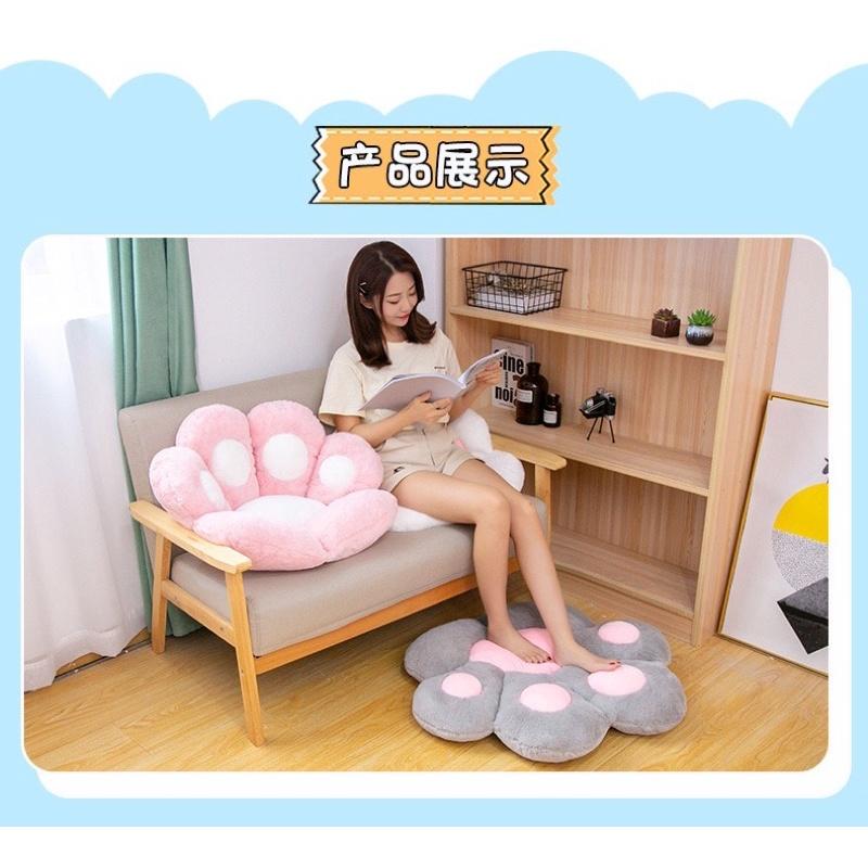 圓型 坐墊 貓掌坐墊 肉球坐墊 貓咪坐墊 貓爪坐墊 貓爪地墊 貓咪 貓掌 坐墊 腳墊 靠墊 椅墊 座墊 靠腰墊 包圍-細節圖5