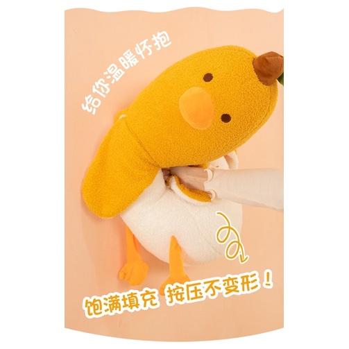 香蕉 鴨 香蕉鴨 鴨子 鴨鴨 抱枕 公仔 娃娃 抖音 長抱枕 公仔 娃娃 靠腰 枕頭 抱枕-細節圖3