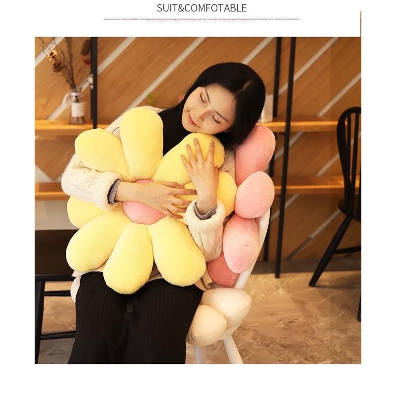 小雛菊花坐墊 小菊花坐墊 可愛花朵抱枕 花瓣坐墊 花坐墊 花瓣靠墊枕 花瓣椅坐墊 座墊-細節圖6