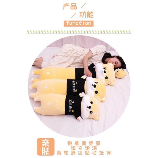 穿衣款柴犬 狗狗 動物 長條 夾腿 抱枕 餘生有你 抱枕 玩偶 公仔 娃娃  生日 情人節 聖誕節 交換 禮物-細節圖4