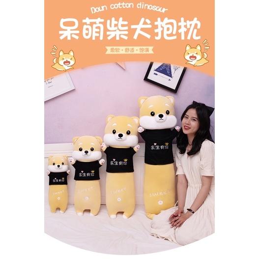 穿衣款柴犬 狗狗 動物 長條 夾腿 抱枕 餘生有你 抱枕 玩偶 公仔 娃娃  生日 情人節 聖誕節 交換 禮物-細節圖6