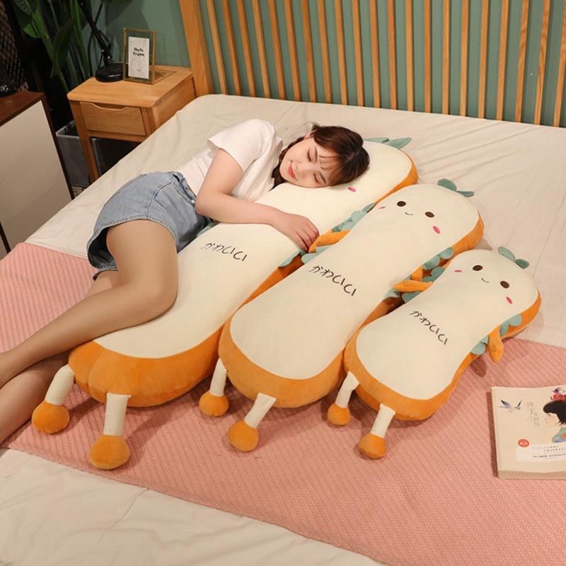 可拆洗 麵包 面包 長條 抱枕 陪睡抱枕 床圍枕 睡覺抱枕 長枕頭 睡覺夾腿枕 靠腰墊 大抱枕-細節圖3