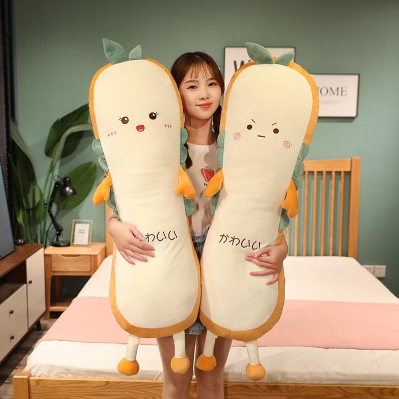 可拆洗 麵包 面包 長條 抱枕 陪睡抱枕 床圍枕 睡覺抱枕 長枕頭 睡覺夾腿枕 靠腰墊 大抱枕-細節圖4