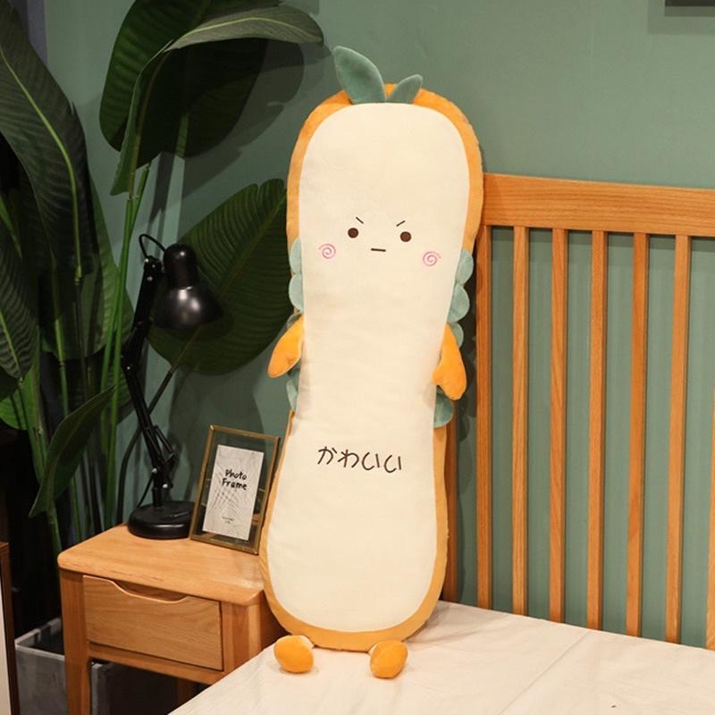 可拆洗 麵包 面包 長條 抱枕 陪睡抱枕 床圍枕 睡覺抱枕 長枕頭 睡覺夾腿枕 靠腰墊 大抱枕-細節圖6