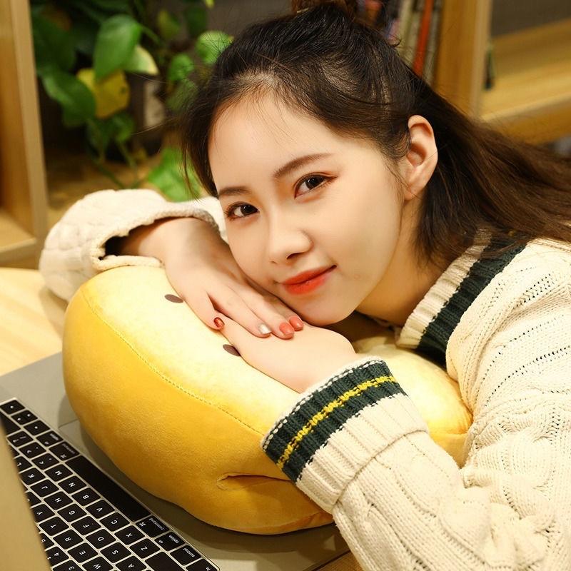 巧克力 草莓 土司 吐司 麵包 趴睡枕 暖手 抱枕 枕頭 趴趴枕 午安枕 創意甜品抱枕 甜點抱枕 玩偶 公仔 娃娃-細節圖2