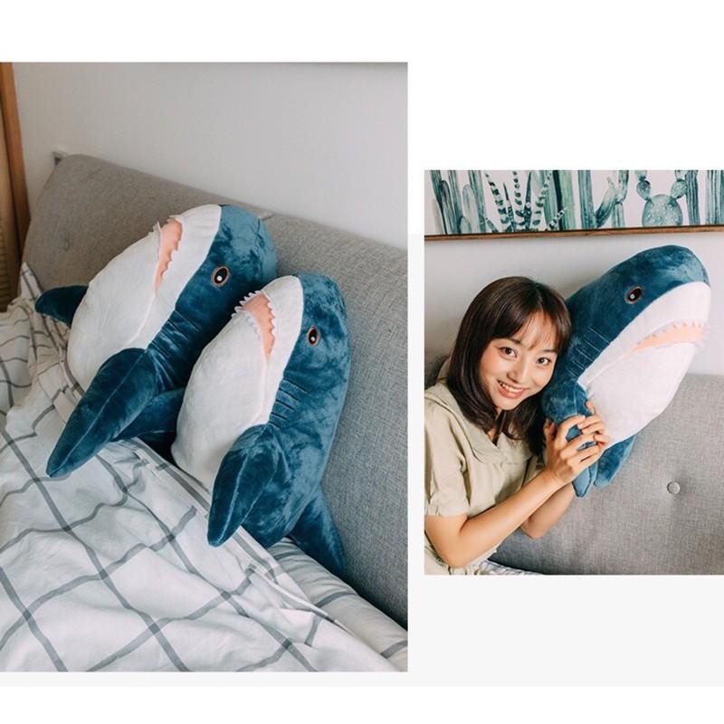 鯊魚 抱枕(160公分)鯊魚抱枕公仔娃娃玩偶/鯊魚長條趴睡靠腰圍枕大抱枕夾腿長枕/生日情人節聖誕節禮物海洋生物動物抱枕-細節圖2