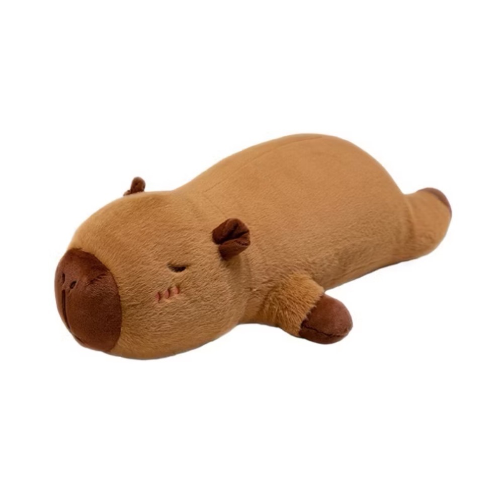 台灣現貨 可拆洗 可愛 卡皮巴拉 水豚  動物 抱枕 長條枕 女生 床上 睡覺 圍枕 枕頭 長抱枕 長條抱枕 生日禮物-細節圖4