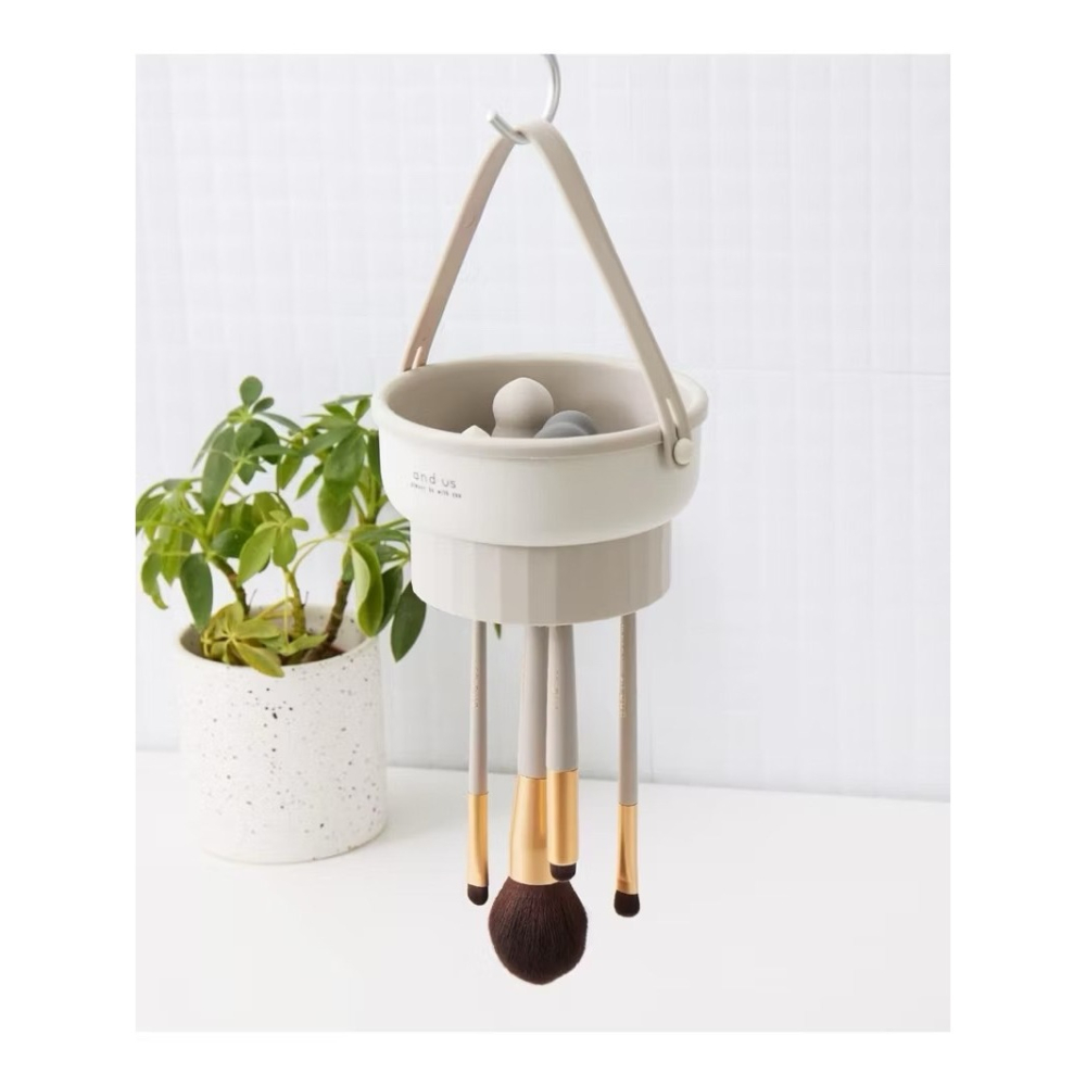 日系品牌 3coins刷具收納/清洗/晾曬3合一-細節圖4