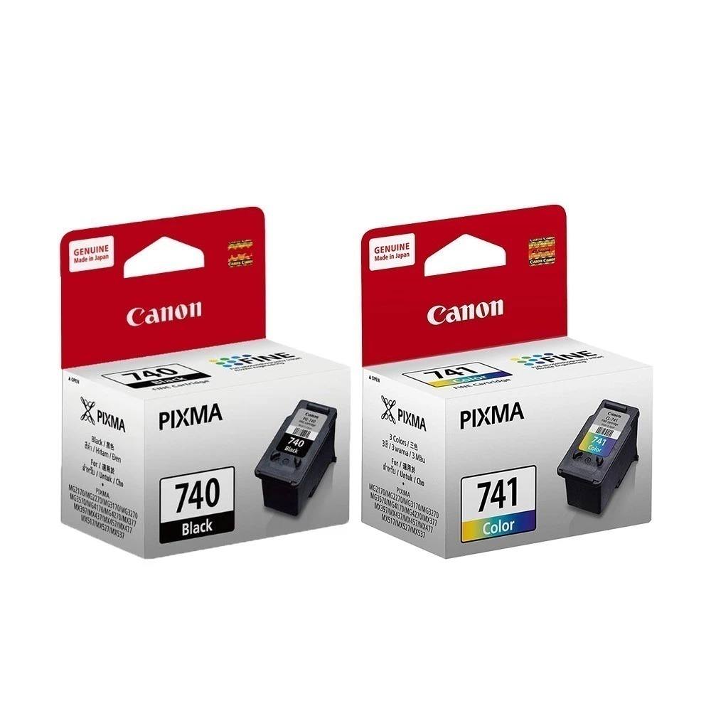 CANON PG-740+CL-741 原廠墨水匣 《含台灣保固標籤貼紙》PG740 CL741《適 MG3670 》-細節圖2