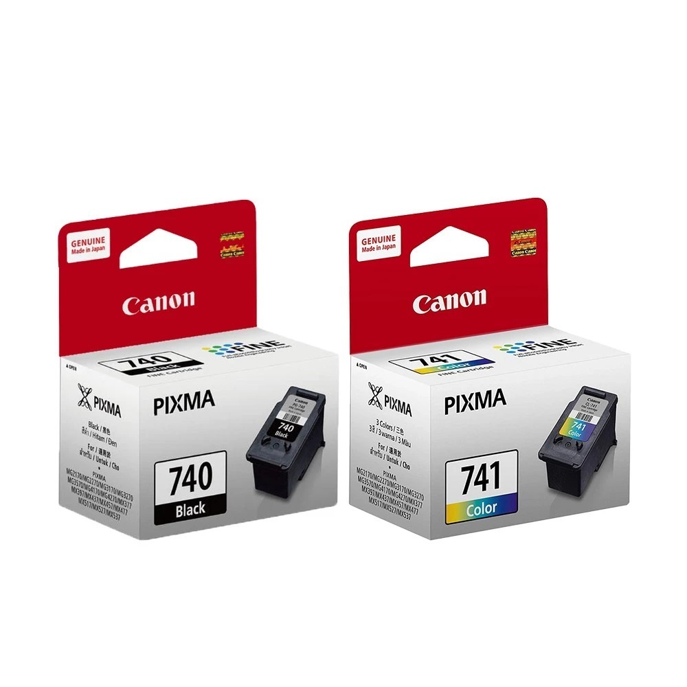 CANON PG-740+CL-741 原廠墨水匣 《含台灣保固標籤貼紙》PG740 CL741《適 MG3670 》-規格圖2