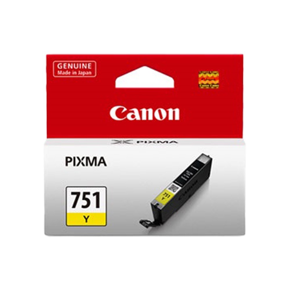 CANON CLI-751 Y 黃色 原廠墨水匣《含台灣保固標籤貼紙》CLI751 適MG5470-細節圖2