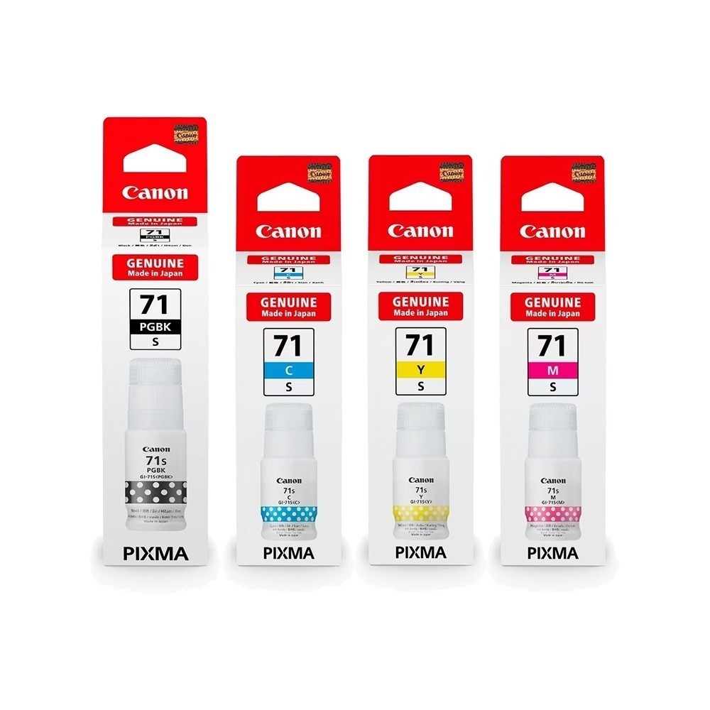 CANON GI-71S 原廠連供墨水 四色一組 GI71S 《適G1020 G2020 G1730 G2730》-規格圖2