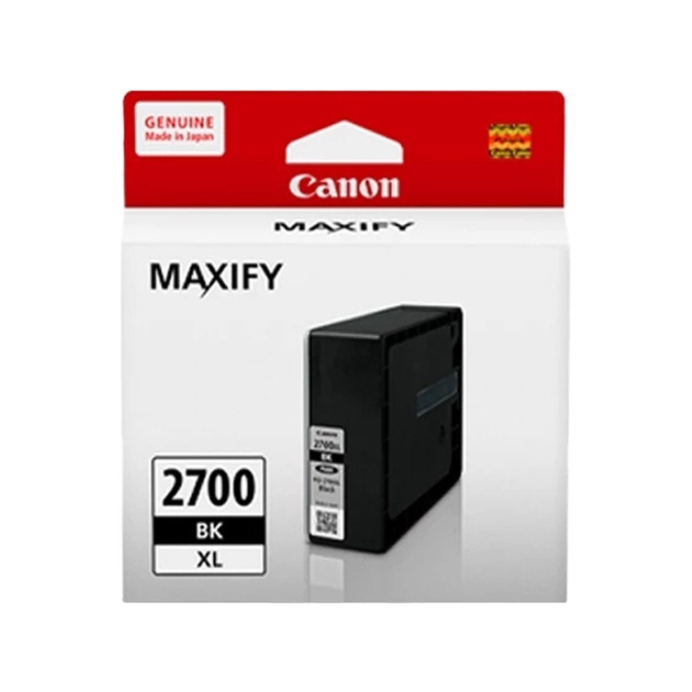 CANON PGI-2700XL BK 黑色 原廠墨水匣《含台灣保固標籤貼紙》PGI2700XL-細節圖2