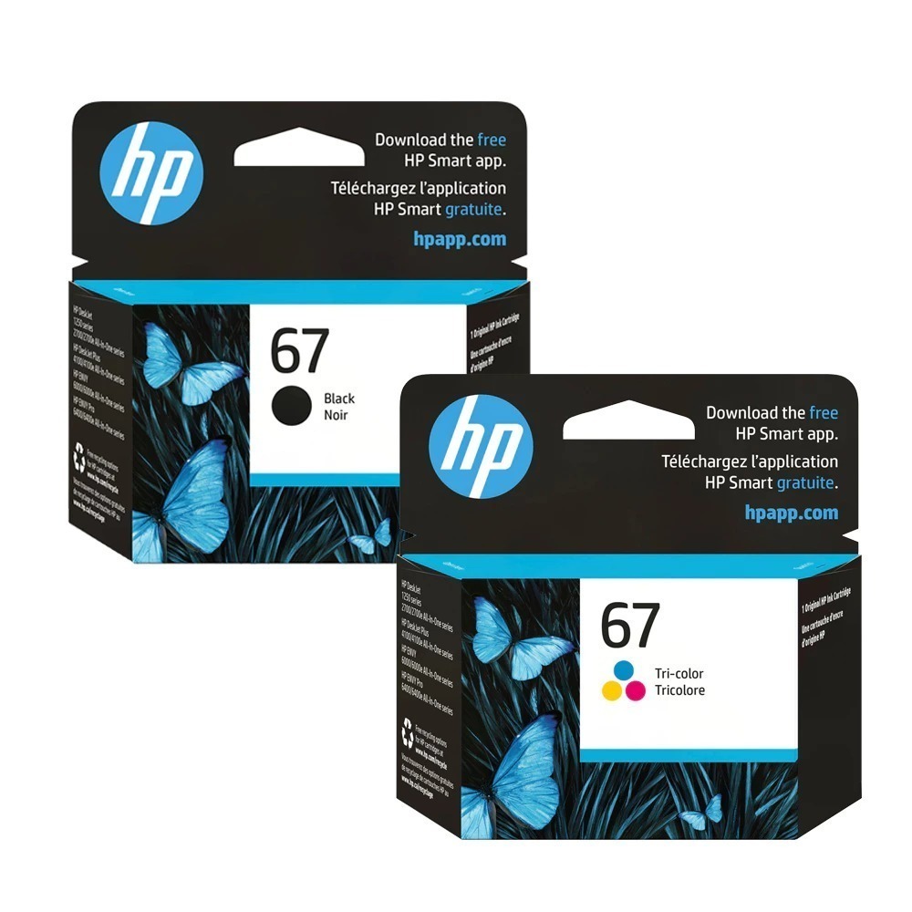 HP 67 黑色+彩色 原廠墨水匣 《適用 HP 1212 2332 2722 2723 4120》-細節圖2