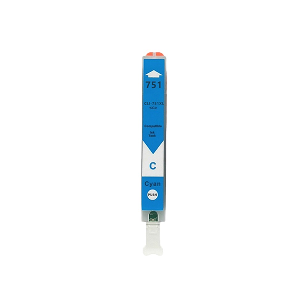 CANON CLI-751XL 藍色 高印量副廠墨水匣 CLI751XL-規格圖2