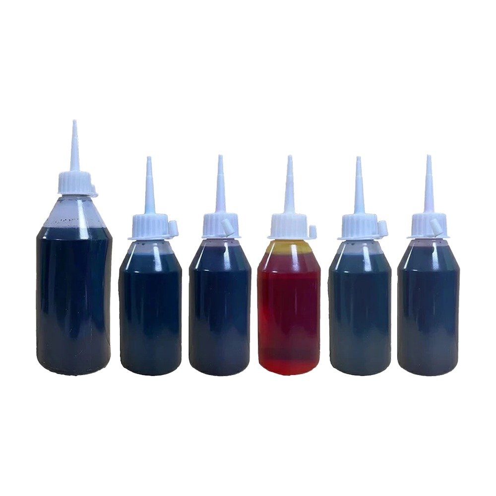 CANON 黑色防水+彩色寫真 墨水 六色一組 黑色300g 彩色150g《連續供墨 填充墨水》-細節圖2