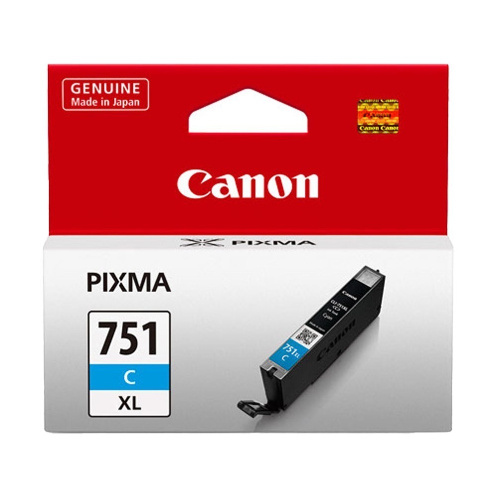 CANON  CLI-751XL C 藍色 原廠墨水匣《含台灣保固標籤貼紙》CLI-751XL-細節圖2