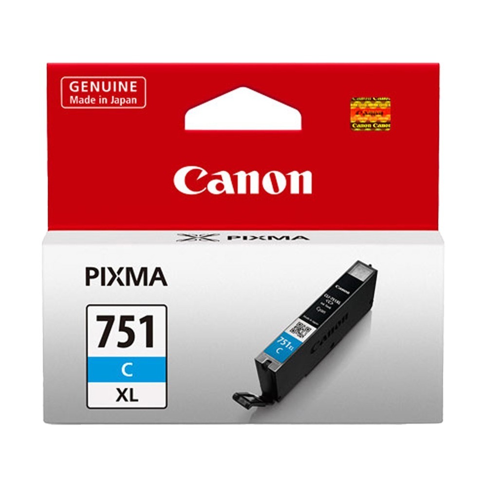CANON  CLI-751XL C 藍色 原廠墨水匣《含台灣保固標籤貼紙》CLI-751XL-規格圖2