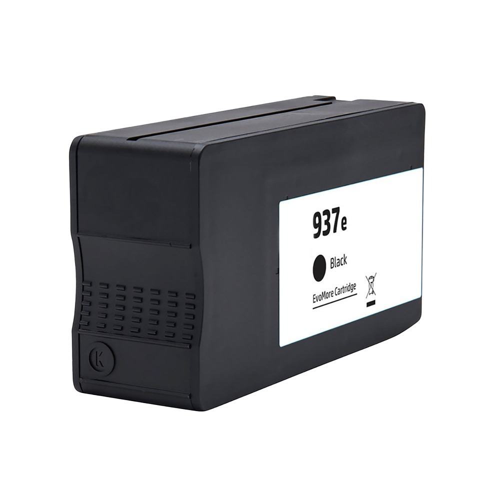 HP 937e BK 黑色 高印量副廠墨水匣 同 937XL 《適 9120 9110 9130 9720 9730》-細節圖2