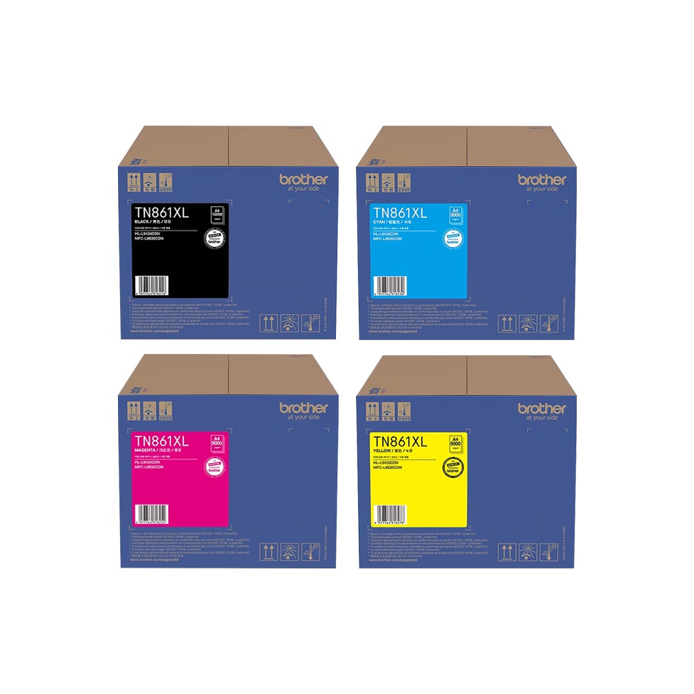 TN-861XL原廠碳粉匣 四色一組