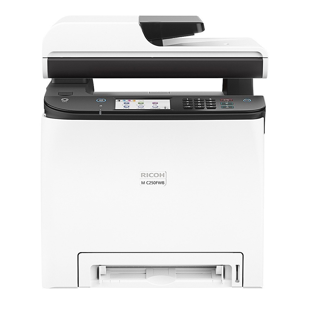 RICOH 理光 M C250FWB【含原廠碳粉匣+送折疊手機架】彩色雷射傳真多功能印表機-規格圖2