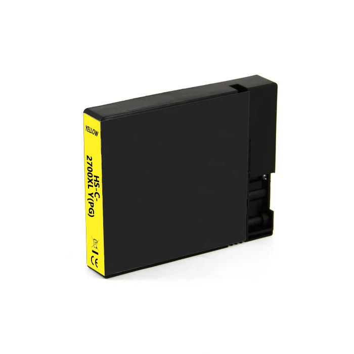 CANON PGI-2700XL 副廠相容墨水匣 黃色《適用 iB4070 iB4170 MB5470》-規格圖4