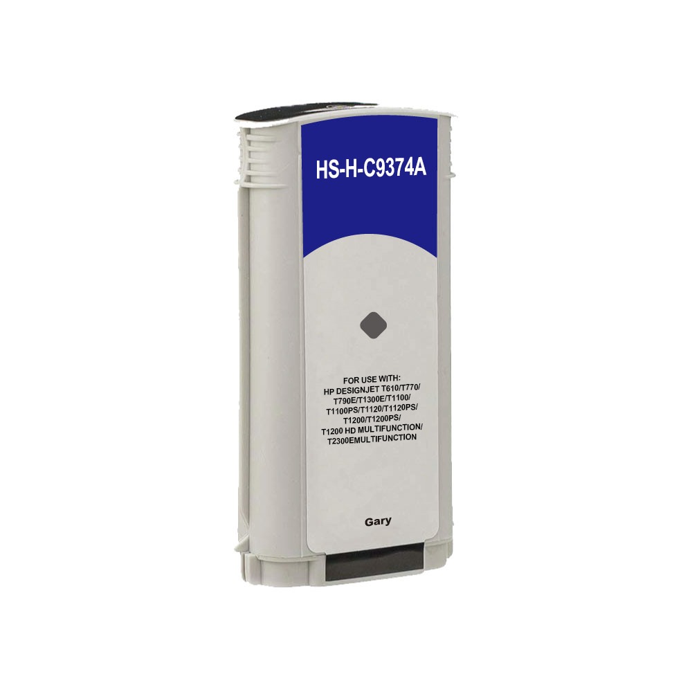 HP 72 C9374A 灰色 高印量副廠墨水匣《抗升級版本》適 T795/T790/T1200/T1300-規格圖2