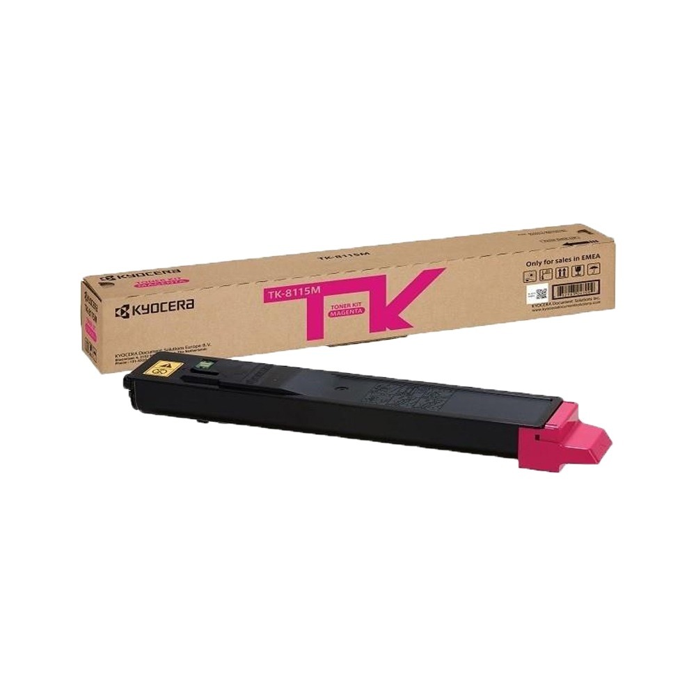 KYOCERA 京瓷 TK-8111 M 紅色 原廠盒裝碳粉匣 TK8111M-細節圖2