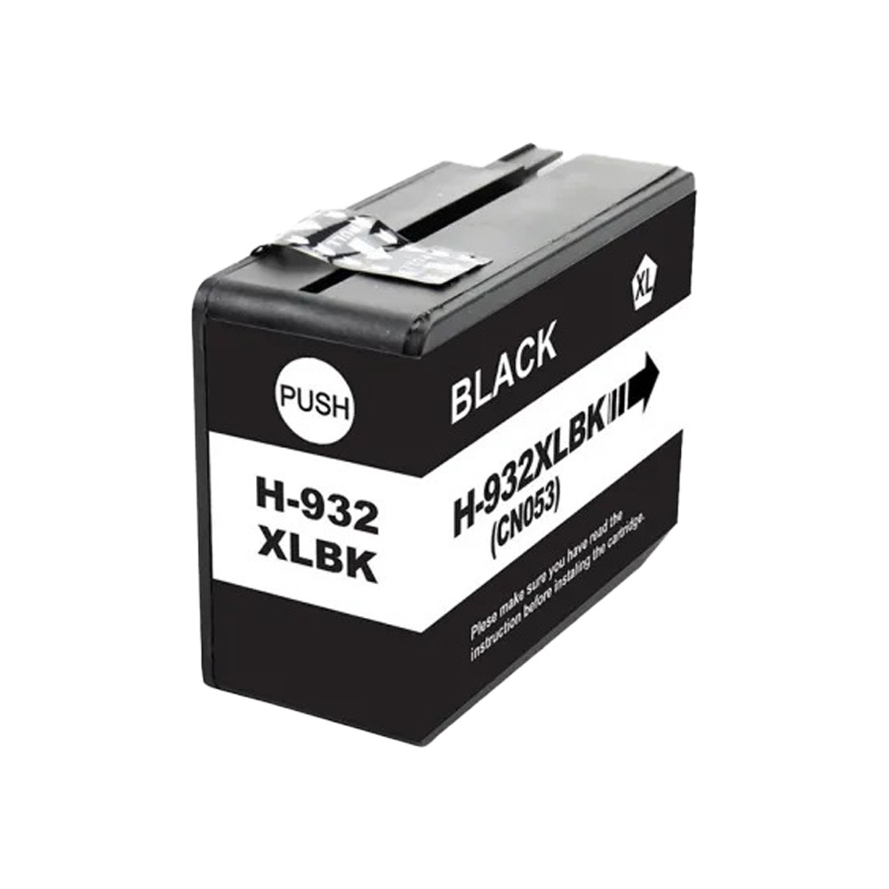 HP 932XL BK 黑色 高印量副廠墨水匣 適用 6100 6600 6700 7110 7510-細節圖2