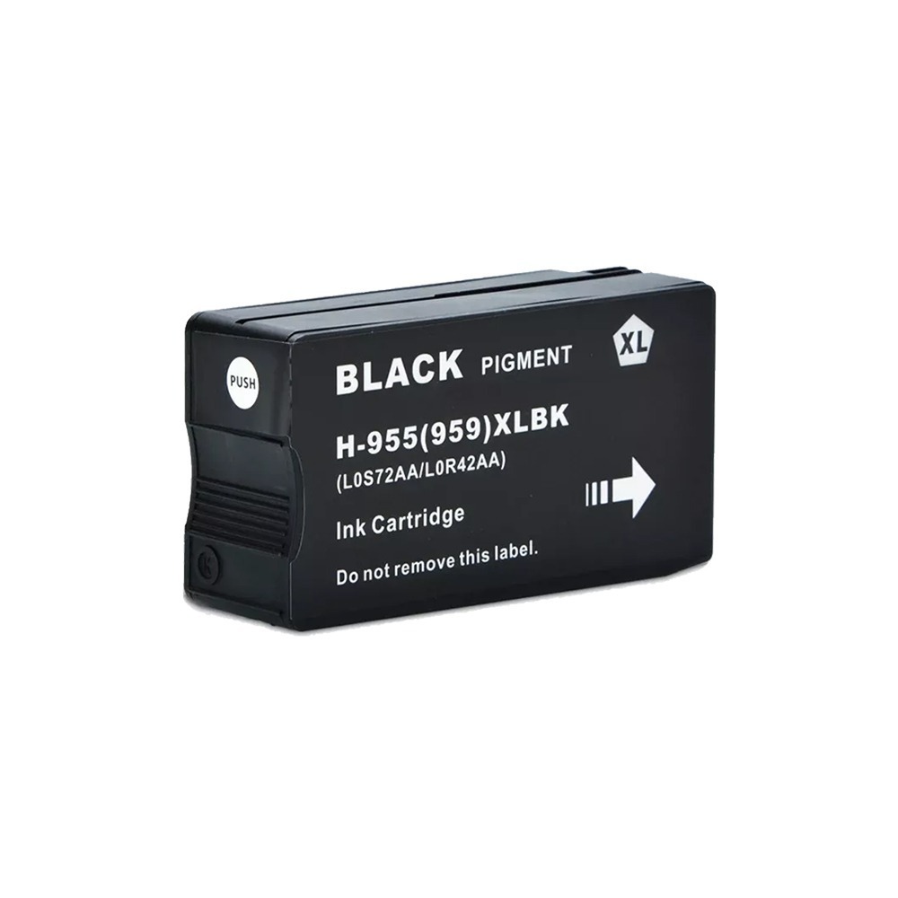 HP 955XL BK 黑色 高印量副廠墨水匣 《適 7720 7740 8210 8710 8720》-細節圖2