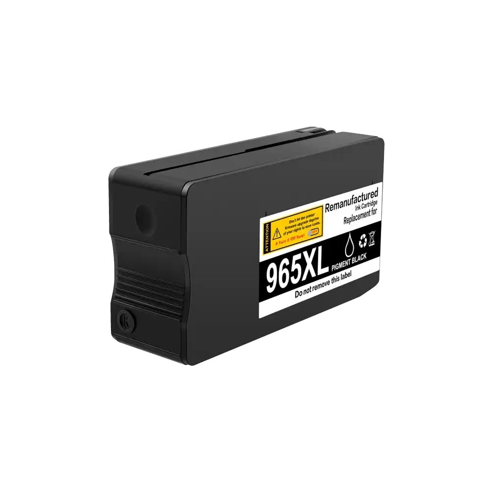 HP 965XL BK 黑色 高印量副廠墨水匣 適 9010-細節圖2