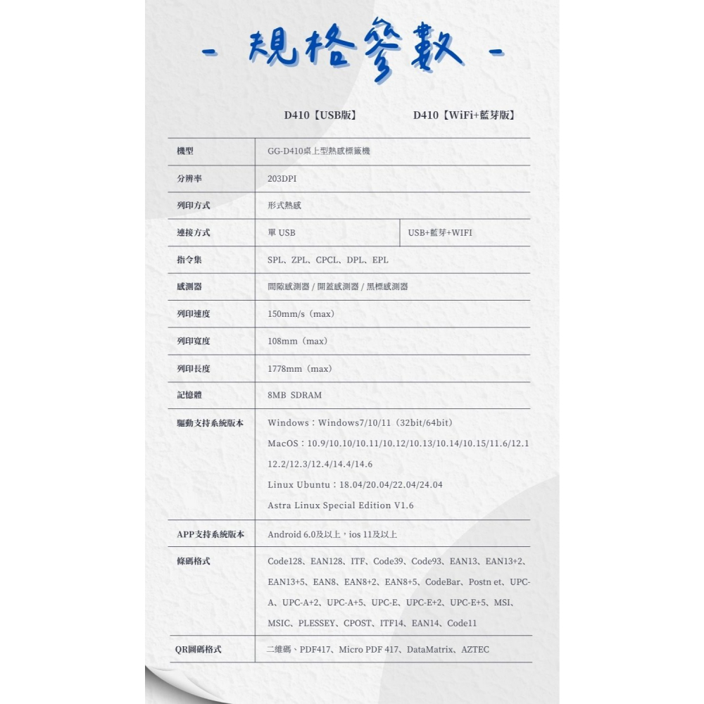 G&G D410 出單神器 熱感印標籤機 四吋桌上型 熱感式 可印超商出貨單 麥頭-細節圖10