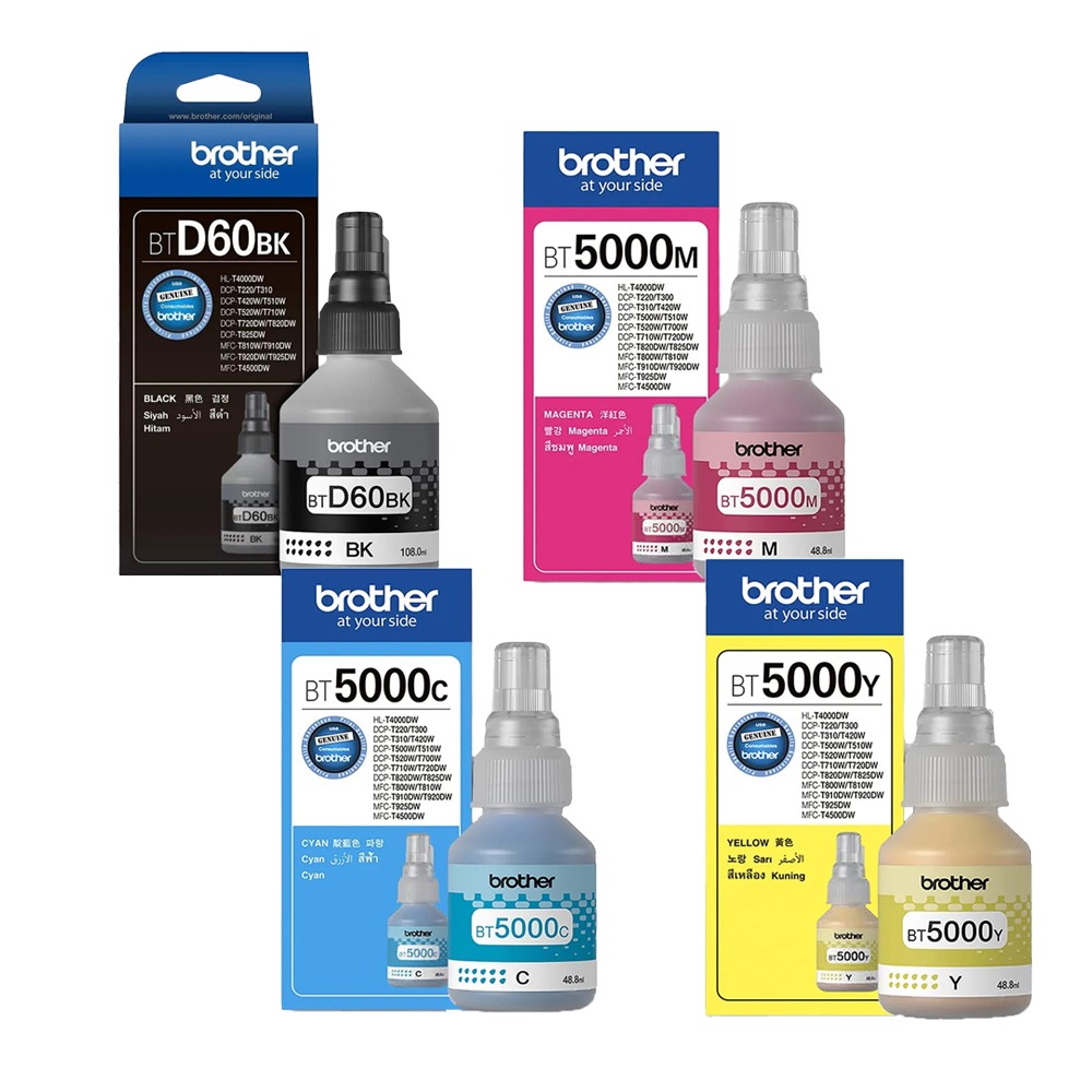 BROTHER BTD60 BT5000 四色一組 原廠墨水《適T4000DW T420W T510W》-細節圖2