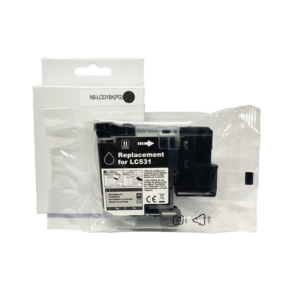 Brother LC-531 黑色 副廠墨水匣 LC531《適用 J1360DW J1310DW》-細節圖2
