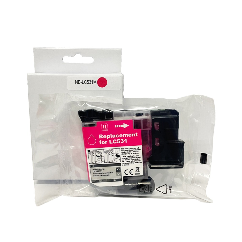 Brother LC-531 紅色 副廠墨水匣 LC531《適用 J1360DW J1310DW》-細節圖2