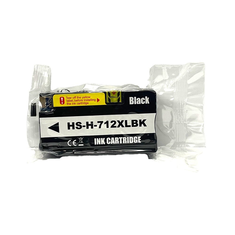 HP 712XL 黑色 高印量副廠墨水匣《適用 T230 T250 T630 T650》-細節圖2